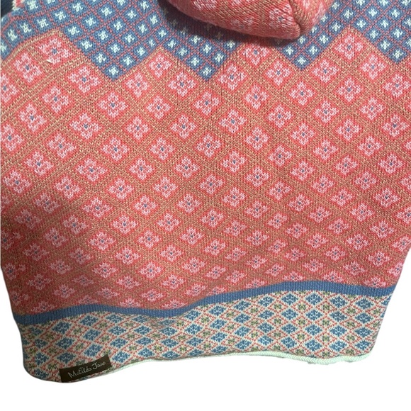 Matilda Jane Girls’ Hooded Knit Vest | Size 8 | Boho Sherpa Lined - Picture 6 of 6